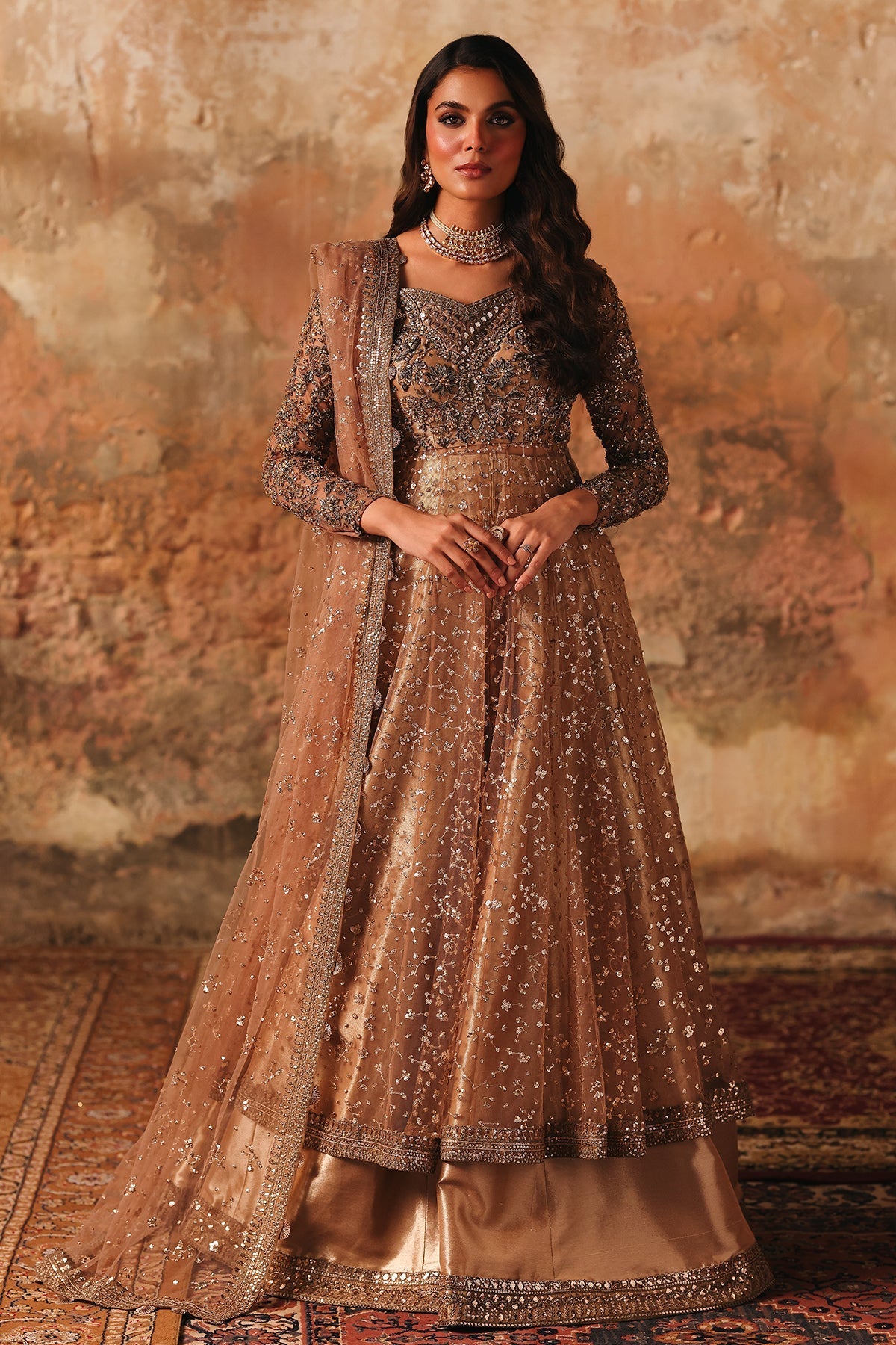 Charizma | Statement Formals | STM-5-015 - Peach-1