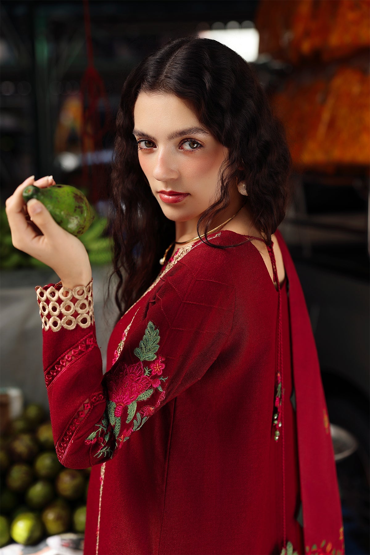 Charizma | Poshima Winters 25 | 3-pc Unstitched Wool Shawl Collection PSW5-01, image 3