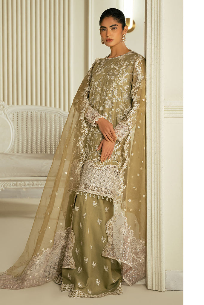 Cross Stitch | Wedding Collection 25 | AZURE PEARL -  Cross Stitch Ladies Clothes - Original Designer Dress - House of Maryam