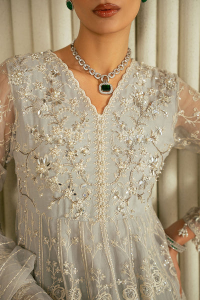 Cross Stitch | Wedding Collection 25 | WHISPERING BLUE -  Cross Stitch Ladies Clothes - Original Designer Dress - House of Maryam