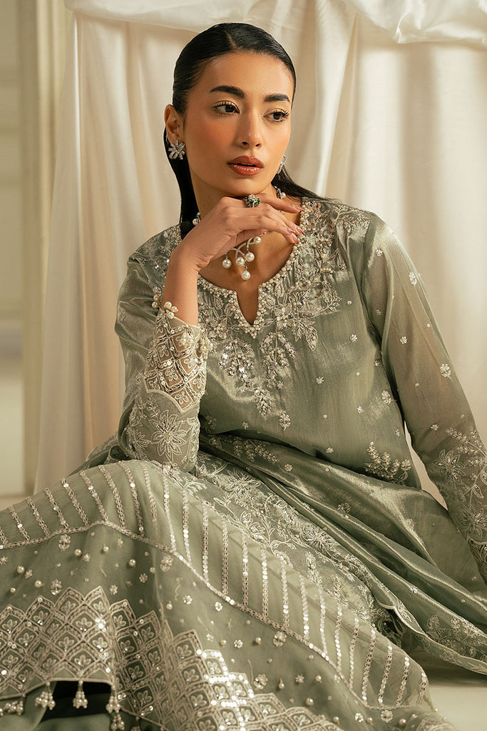 Cross Stitch | Wedding Collection 25 | MUTED MIRAGE -  Cross Stitch Ladies Clothes - Original Designer Dress - House of Maryam