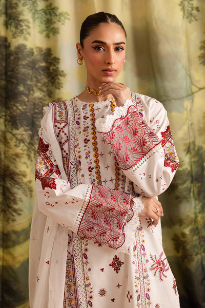 Marjjan | Guzel Lawn | SMC 207-A (White) -  Marjjan Ladies Clothes - Original Designer Dress - House of Maryam