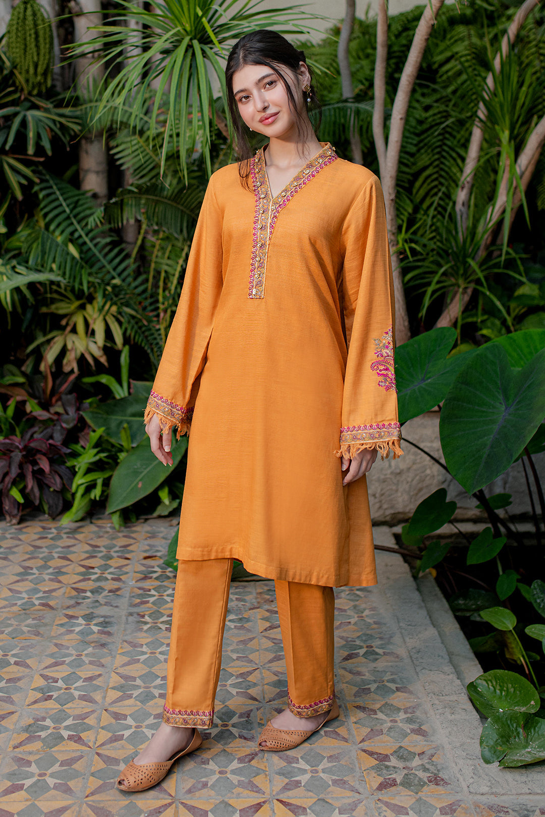 Zellbury | Winter Pret | Embroidered Kurta Trouser - 1289 -  Zellbury Women Signature Pret - Original Designer Dress - House of Maryam