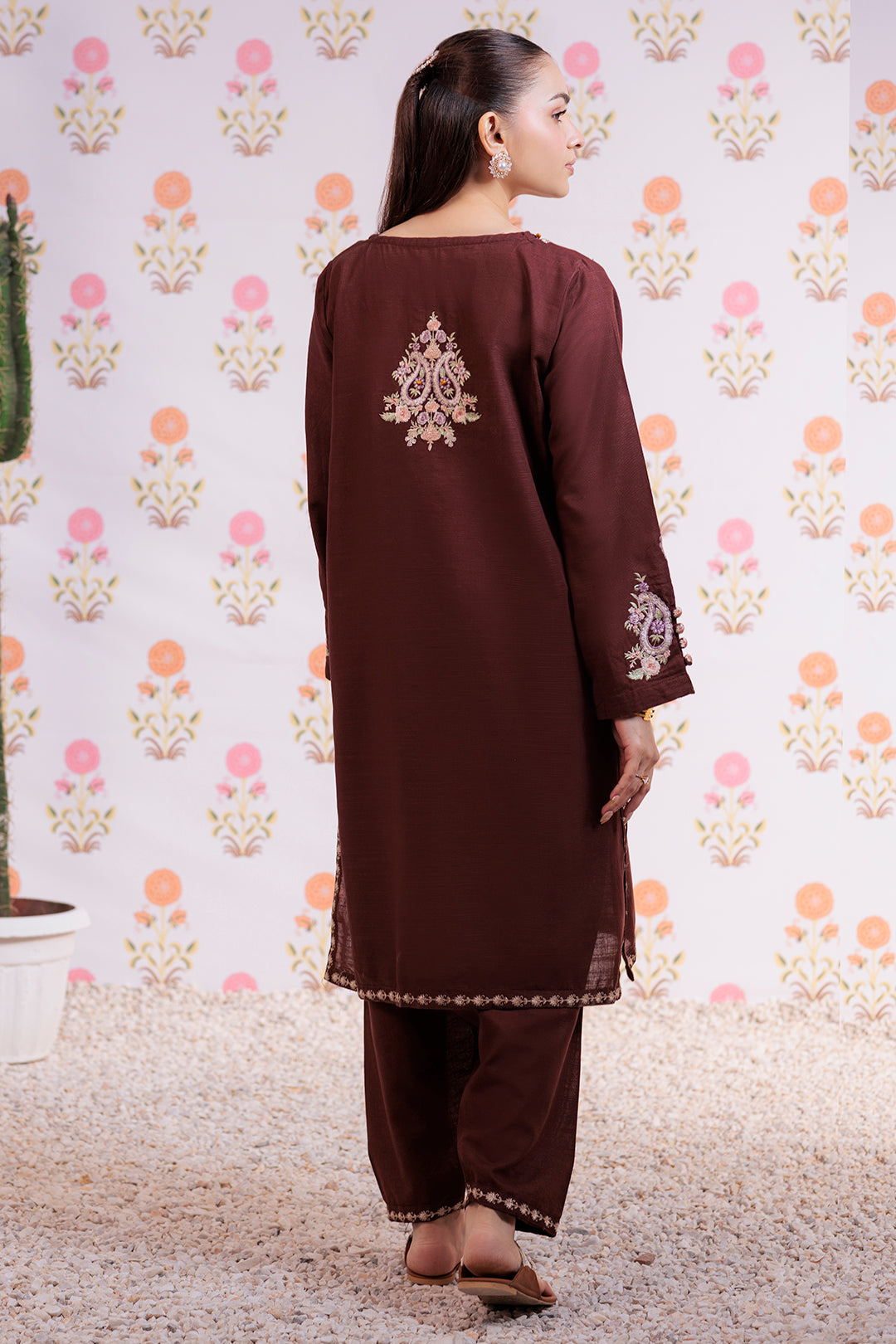 Zellbury | Winter Pret | Embroidered Kurta Trouser - 1290 -  Zellbury Women Signature Pret - Original Designer Dress - House of Maryam