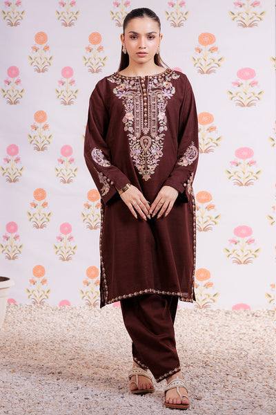 Zellbury | Winter Pret | Embroidered Kurta Trouser - 1290 -  Zellbury Women Signature Pret - Original Designer Dress - House of Maryam