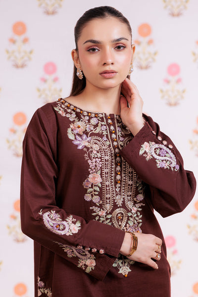 Zellbury | Winter Pret | Embroidered Kurta Trouser - 1290 -  Zellbury Women Signature Pret - Original Designer Dress - House of Maryam