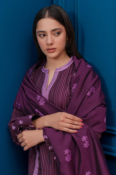 Zellbury | Winter Pret | Embroidered Kurta Dupatta Trouser - 1278 -  Zellbury Women Signature Pret - Original Designer Dress - House of Maryam