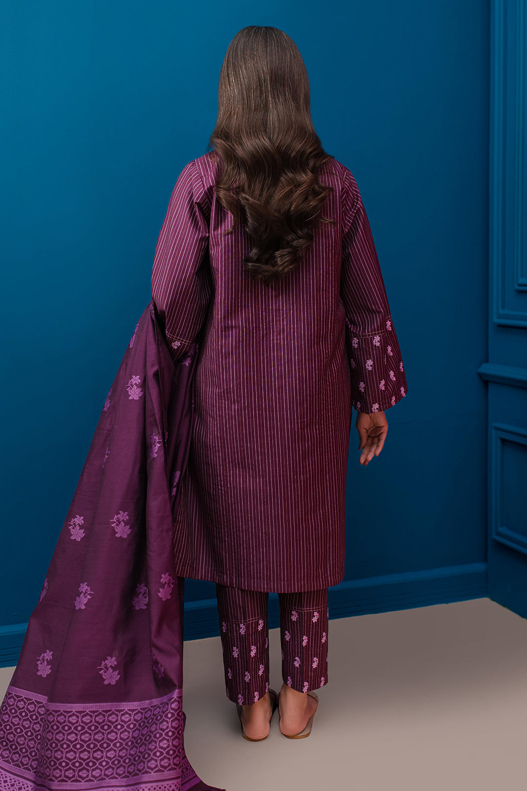 Zellbury | Winter Pret | Embroidered Kurta Dupatta Trouser - 1278 -  Zellbury Women Signature Pret - Original Designer Dress - House of Maryam