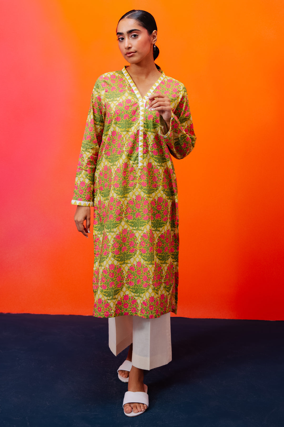 Zellbury | Summer Pret | Kurta - 2789 -  Zellbury Women Essential Pret - Original Designer Dress - House of Maryam