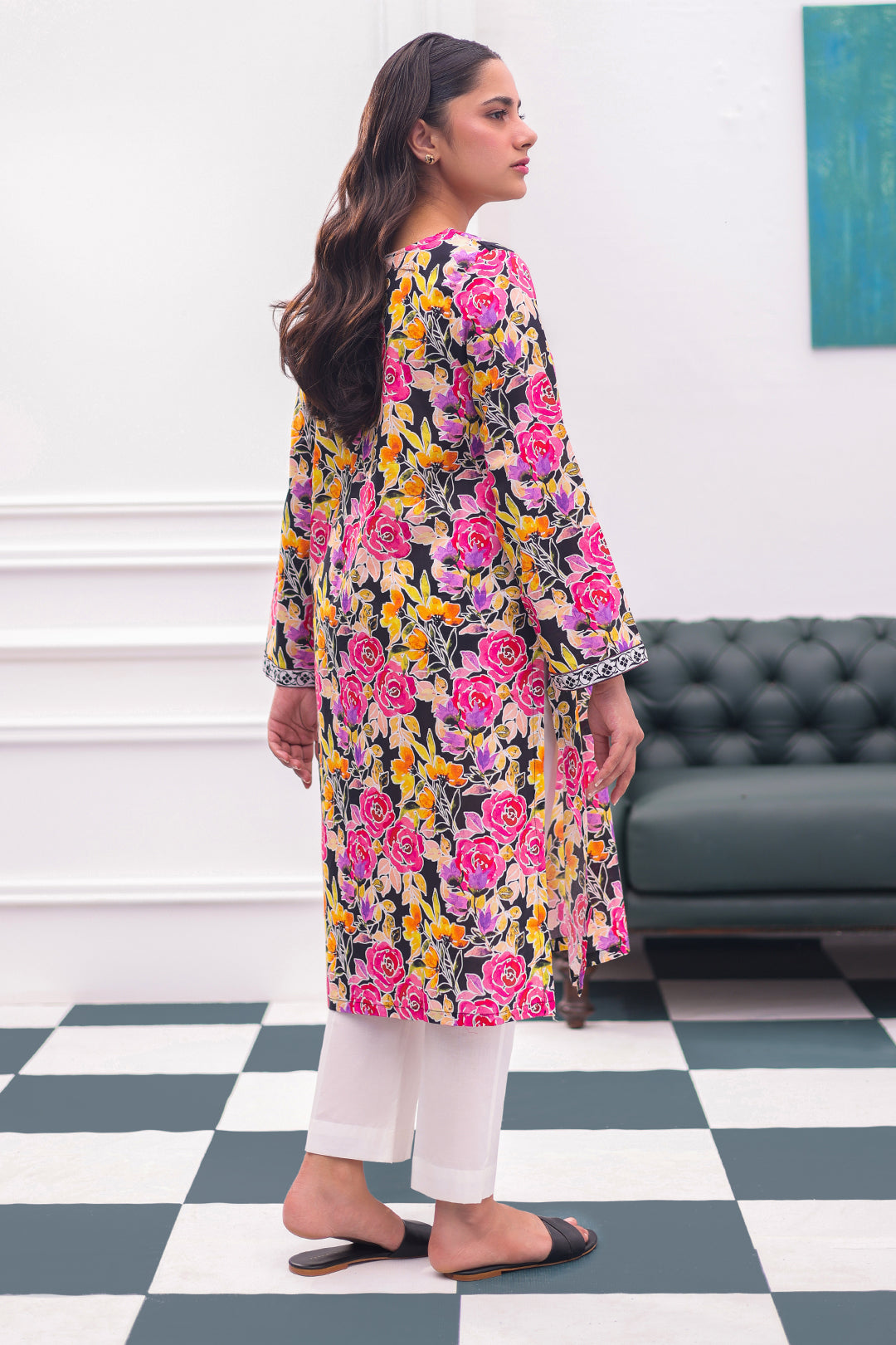 Zellbury | Summer Pret | Kurta - 2791 -  Zellbury Women Essential Pret - Original Designer Dress - House of Maryam