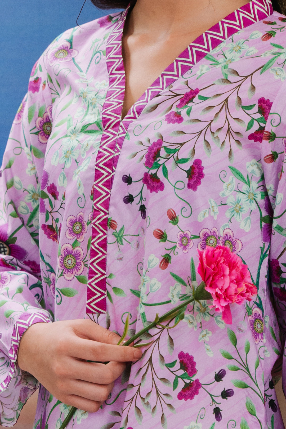 Zellbury | Summer Pret | Kurta - 2792 -  Zellbury Women Essential Pret - Original Designer Dress - House of Maryam
