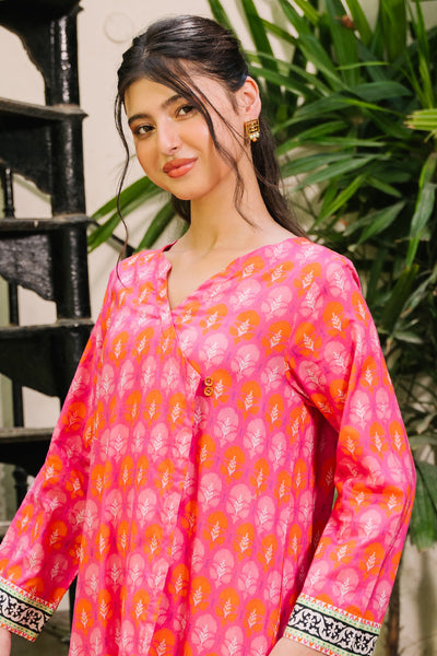 Zellbury | Summer Pret | Kurta - 2796 -  Zellbury Women Essential Pret - Original Designer Dress - House of Maryam