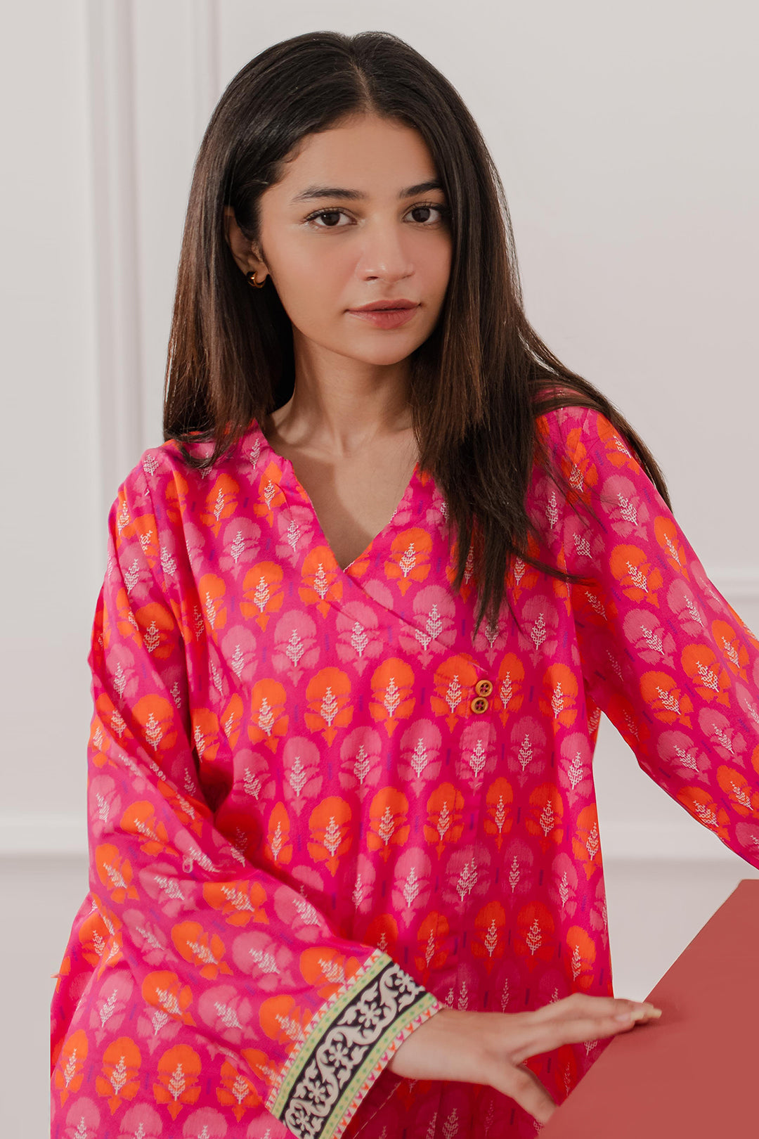 Zellbury | Summer Pret | Kurta - 2796 -  Zellbury Women Essential Pret - Original Designer Dress - House of Maryam