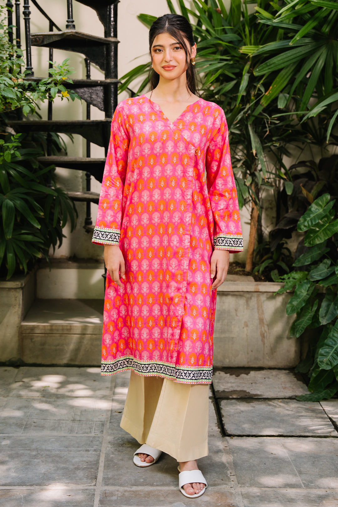 Zellbury | Summer Pret | Kurta - 2796 -  Zellbury Women Essential Pret - Original Designer Dress - House of Maryam