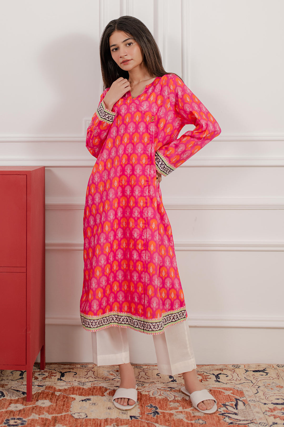 Zellbury | Summer Pret | Kurta - 2796 -  Zellbury Women Essential Pret - Original Designer Dress - House of Maryam