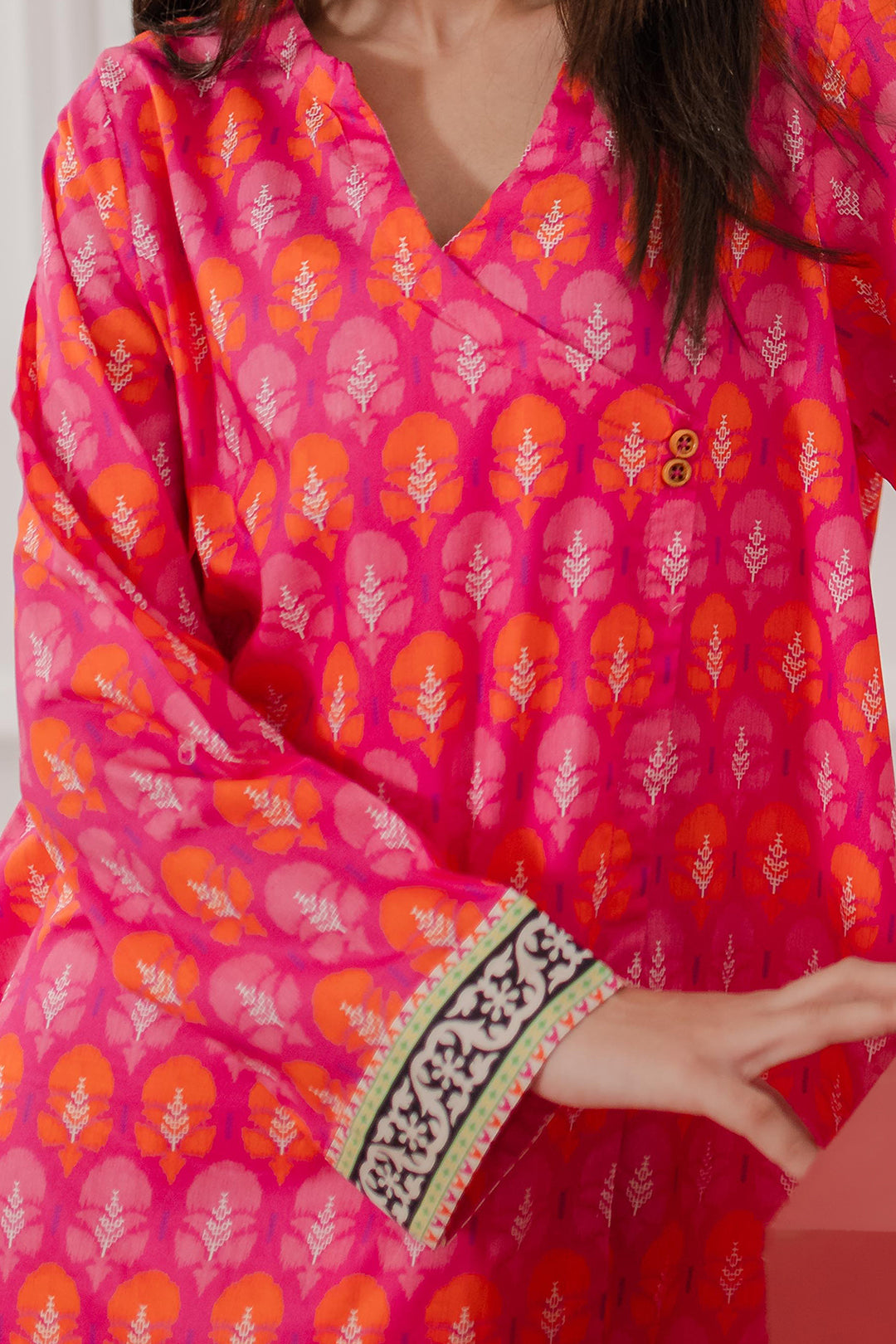 Zellbury | Summer Pret | Kurta - 2796 -  Zellbury Women Essential Pret - Original Designer Dress - House of Maryam