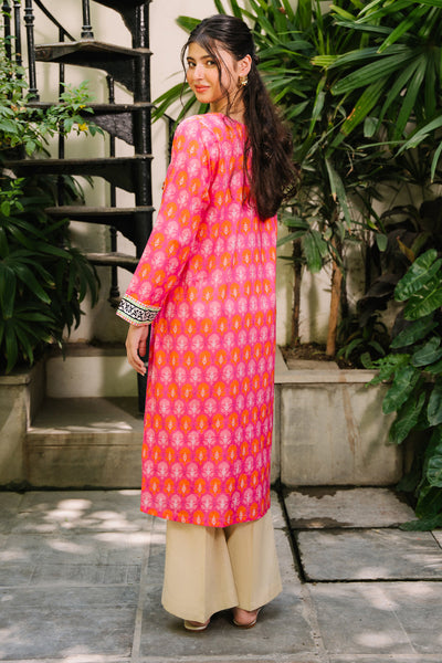 Zellbury | Summer Pret | Kurta - 2796 -  Zellbury Women Essential Pret - Original Designer Dress - House of Maryam