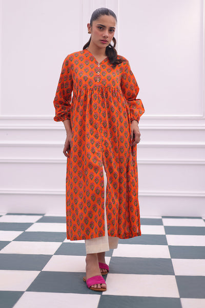 Zellbury | Summer Pret | Kurta - 2803 -  Zellbury Women Essential Pret - Original Designer Dress - House of Maryam
