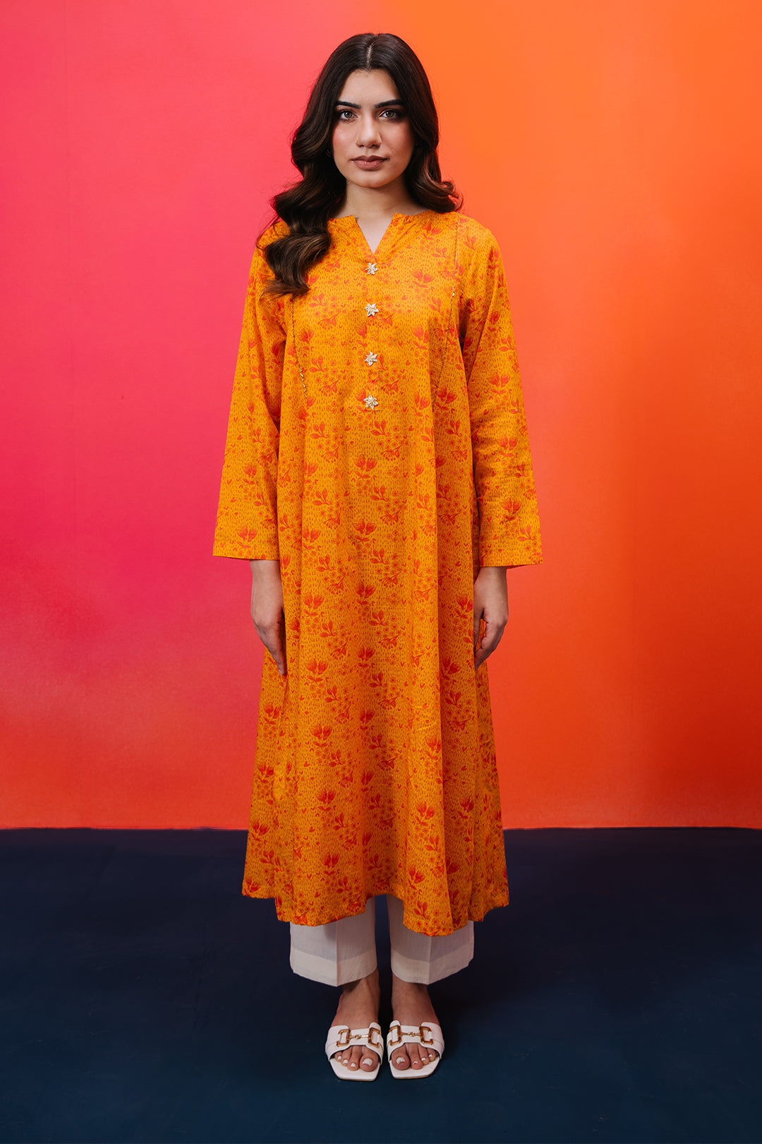 Zellbury | Summer Pret | Kurta - 2805 -  Zellbury Women Essential Pret - Original Designer Dress - House of Maryam