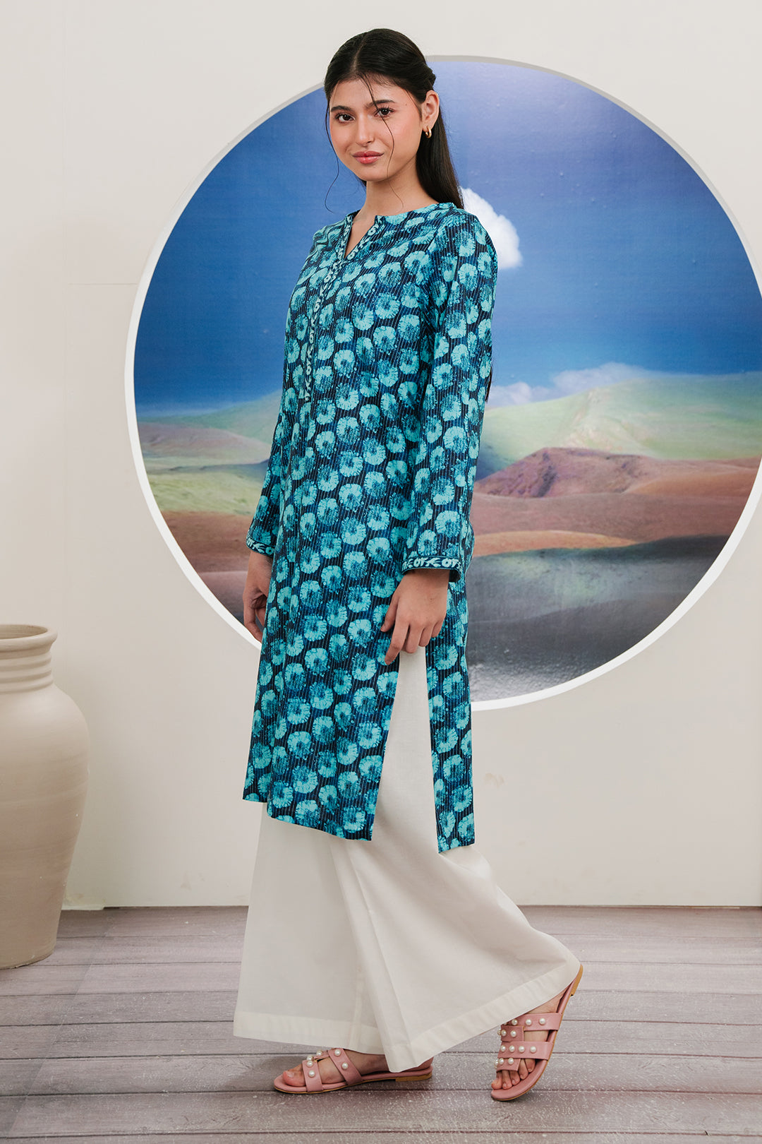 Zellbury | Summer Pret | Kurta - 2836 -  Zellbury Women Essential Pret - Original Designer Dress - House of Maryam
