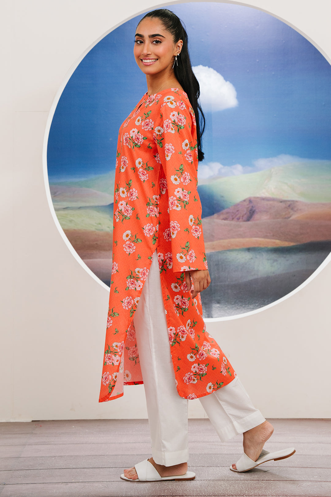 Zellbury | Summer Pret | Kurta - 2838 -  Zellbury Women Essential Pret - Original Designer Dress - House of Maryam