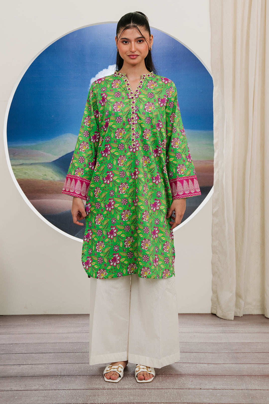 Zellbury | Summer Pret | Kurta - 2840 -  Zellbury Women Essential Pret - Original Designer Dress - House of Maryam