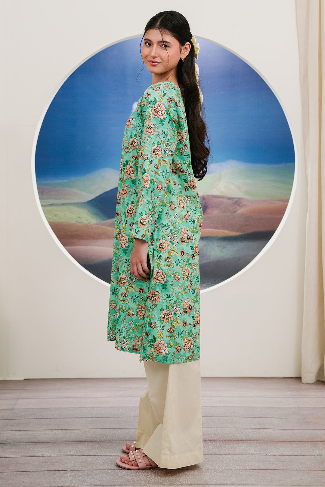Zellbury | Summer Pret | Kurta - 2841 -  Zellbury Women Essential Pret - Original Designer Dress - House of Maryam