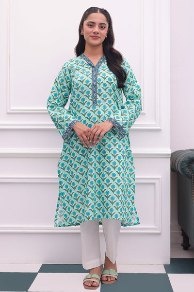 Zellbury | Summer Pret | Kurta - 2843 -  Zellbury Women Essential Pret - Original Designer Dress - House of Maryam