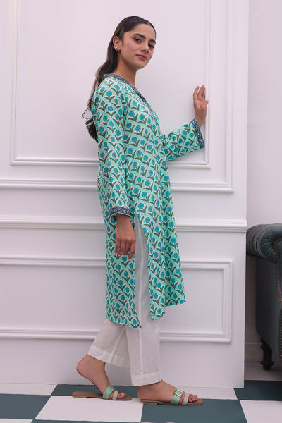 Zellbury | Summer Pret | Kurta - 2843 -  Zellbury Women Essential Pret - Original Designer Dress - House of Maryam