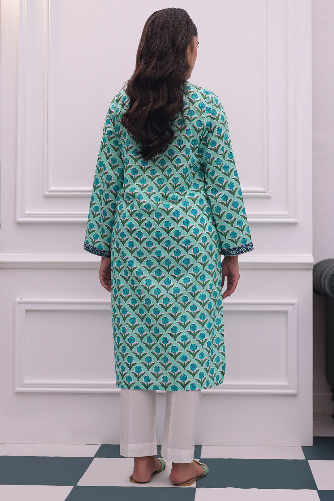 Zellbury | Summer Pret | Kurta - 2843 -  Zellbury Women Essential Pret - Original Designer Dress - House of Maryam