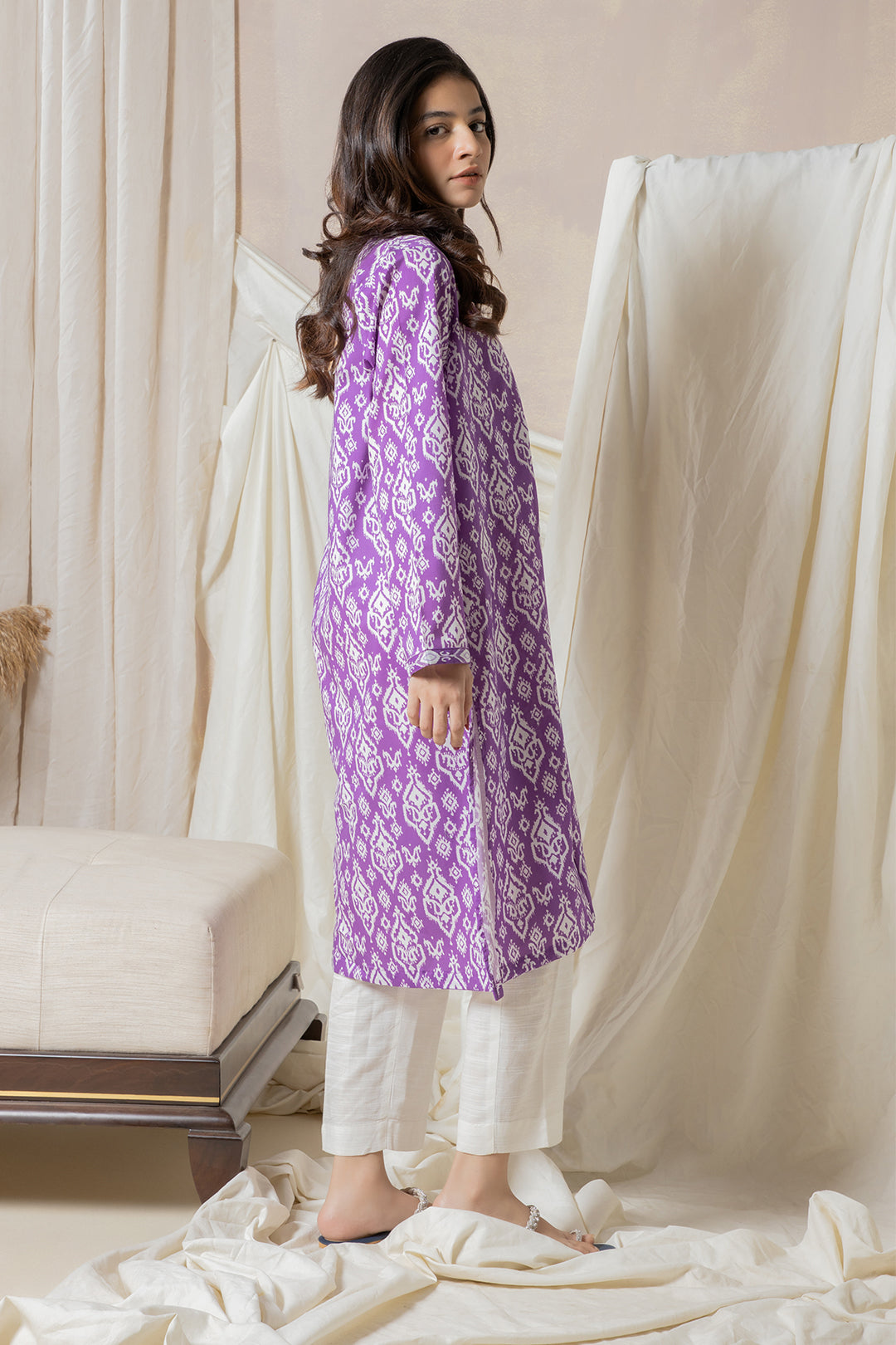 Zellbury | Summer Pret | Kurta - 2844 -  Zellbury Women Essential Pret - Original Designer Dress - House of Maryam