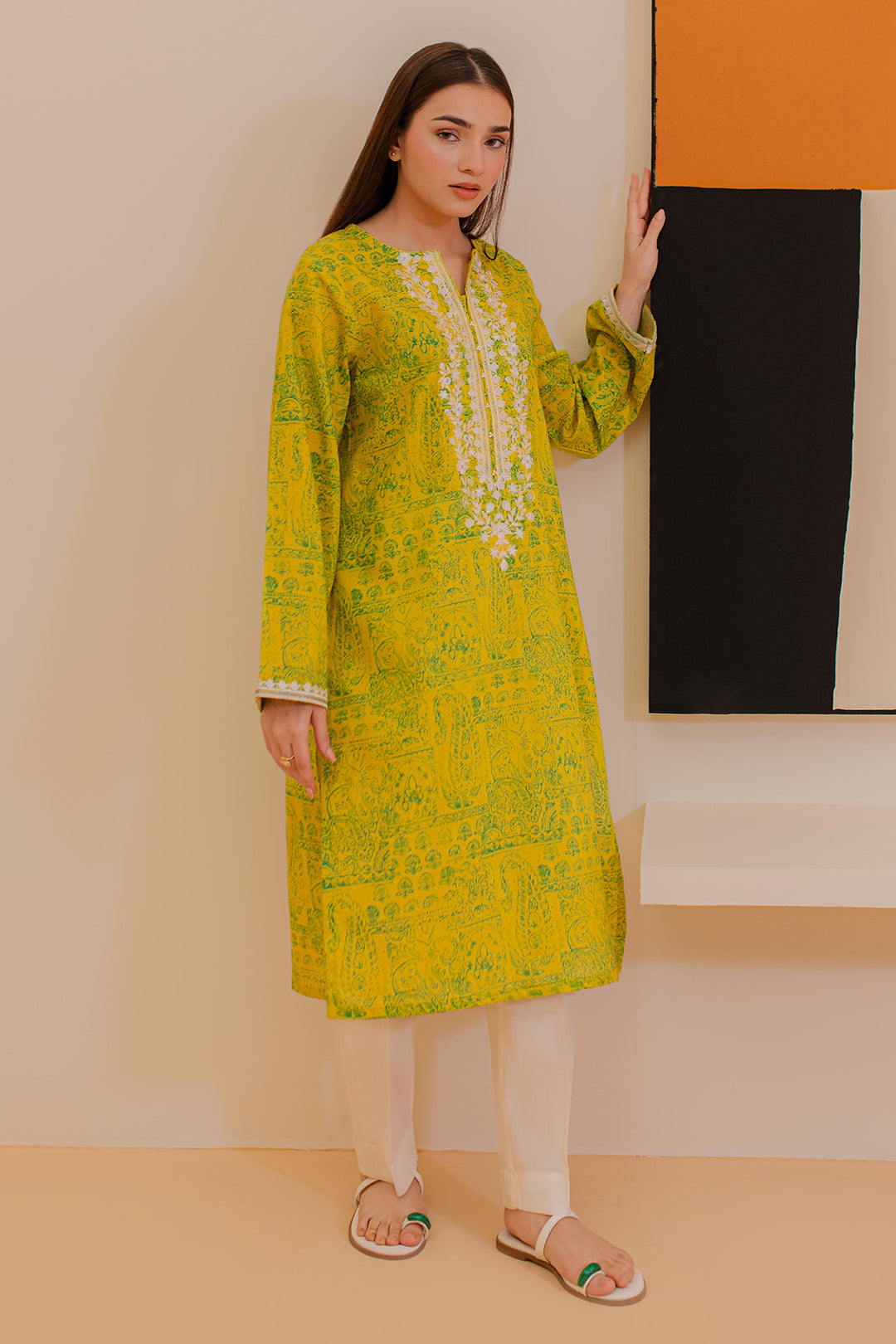 Zellbury | Summer Pret | Embroidered Kurta - 2845