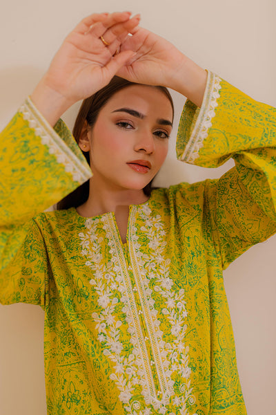 Zellbury | Summer Pret | Embroidered Kurta - 2845 -  Zellbury Women Essential Pret - Original Designer Dress - House of Maryam