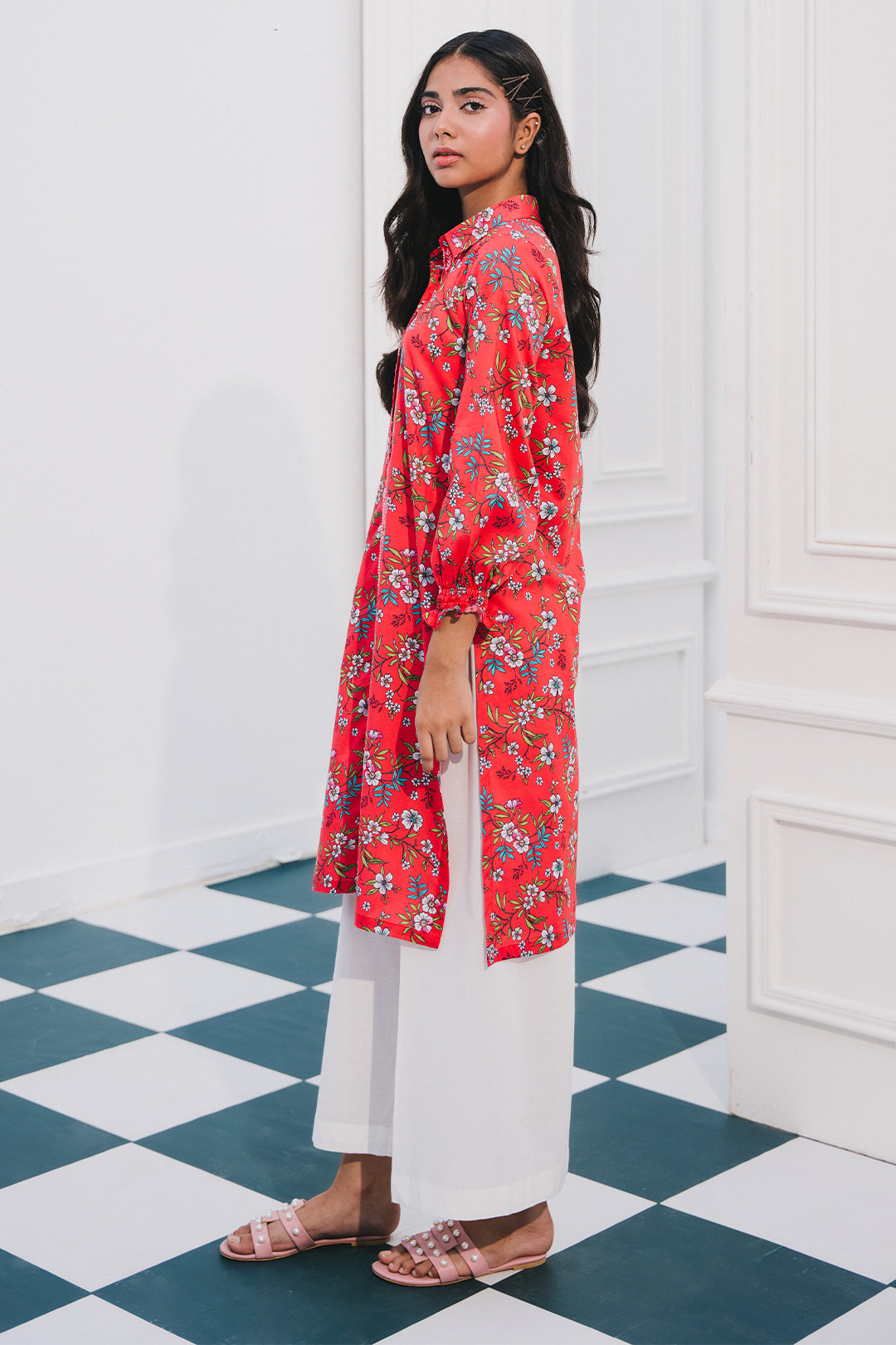 Zellbury | Summer Pret | Kurta - 2862 -  Zellbury Women Essential Pret - Original Designer Dress - House of Maryam