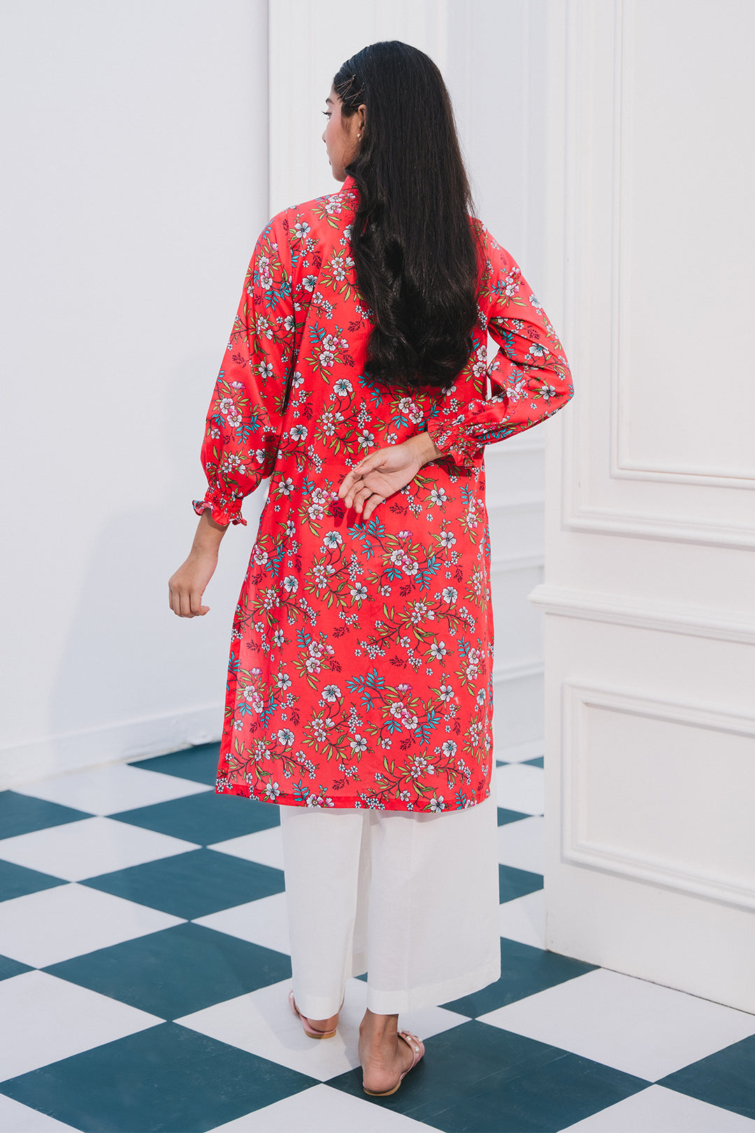Zellbury | Summer Pret | Kurta - 2862 -  Zellbury Women Essential Pret - Original Designer Dress - House of Maryam