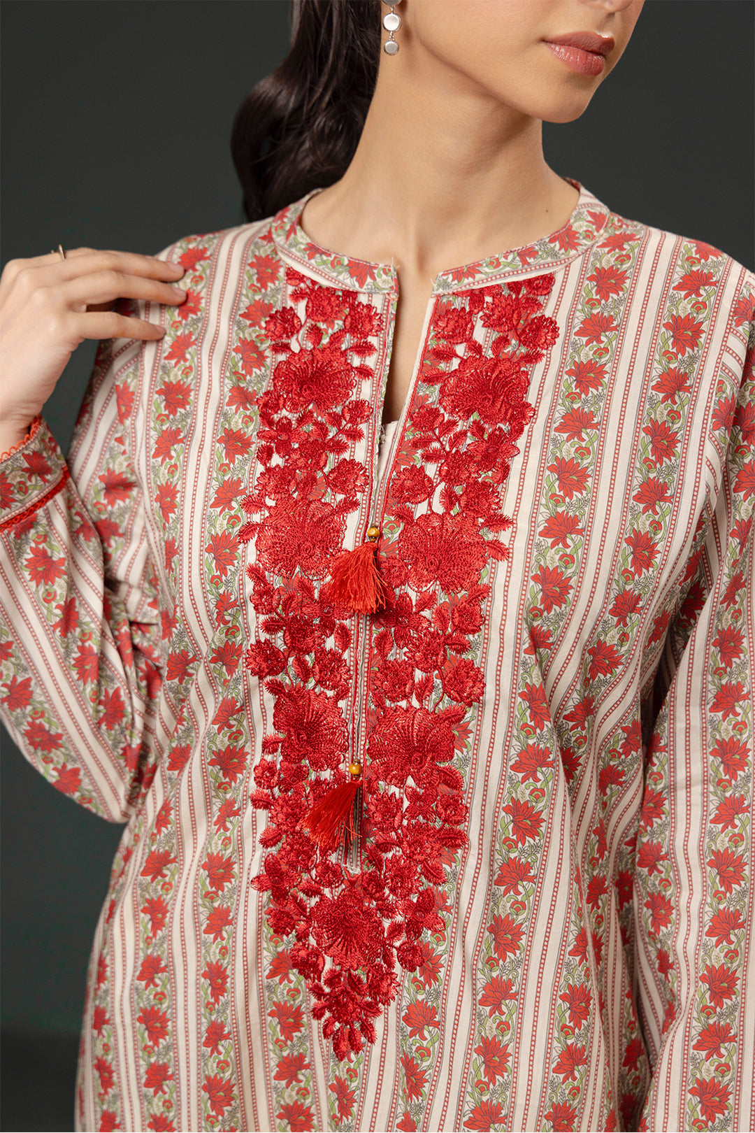Zellbury | Summer Pret | Embroidered Kurta - 2864 -  Zellbury Women Essential Pret - Original Designer Dress - House of Maryam