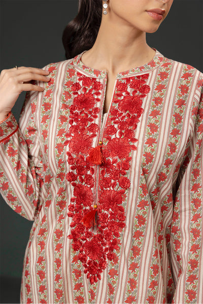 Zellbury | Summer Pret | Embroidered Kurta - 2864 -  Zellbury Women Essential Pret - Original Designer Dress - House of Maryam