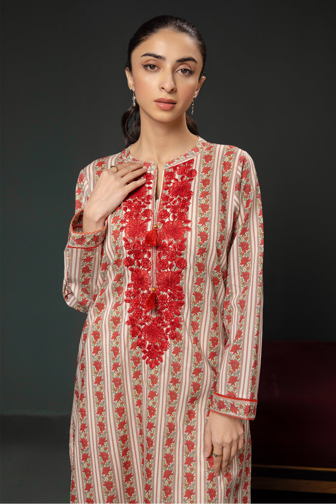 Zellbury | Summer Pret | Embroidered Kurta - 2864 -  Zellbury Women Essential Pret - Original Designer Dress - House of Maryam