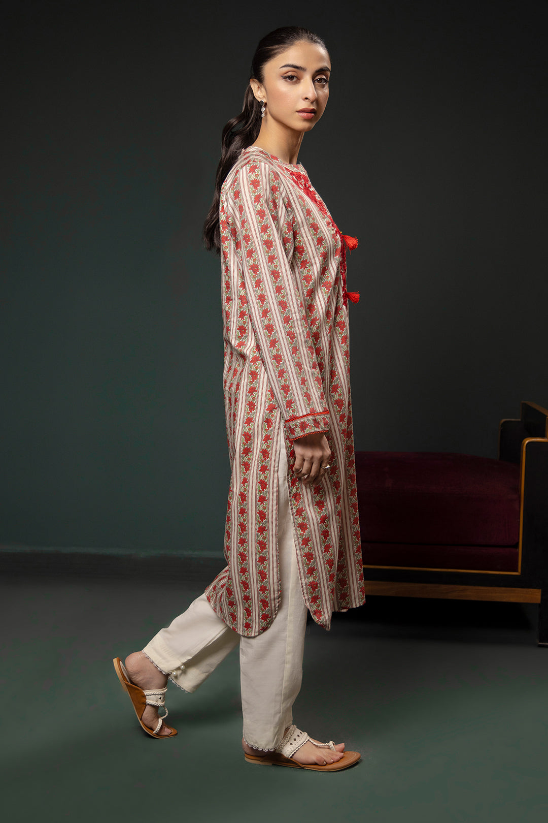 Zellbury | Summer Pret | Embroidered Kurta - 2864 -  Zellbury Women Essential Pret - Original Designer Dress - House of Maryam