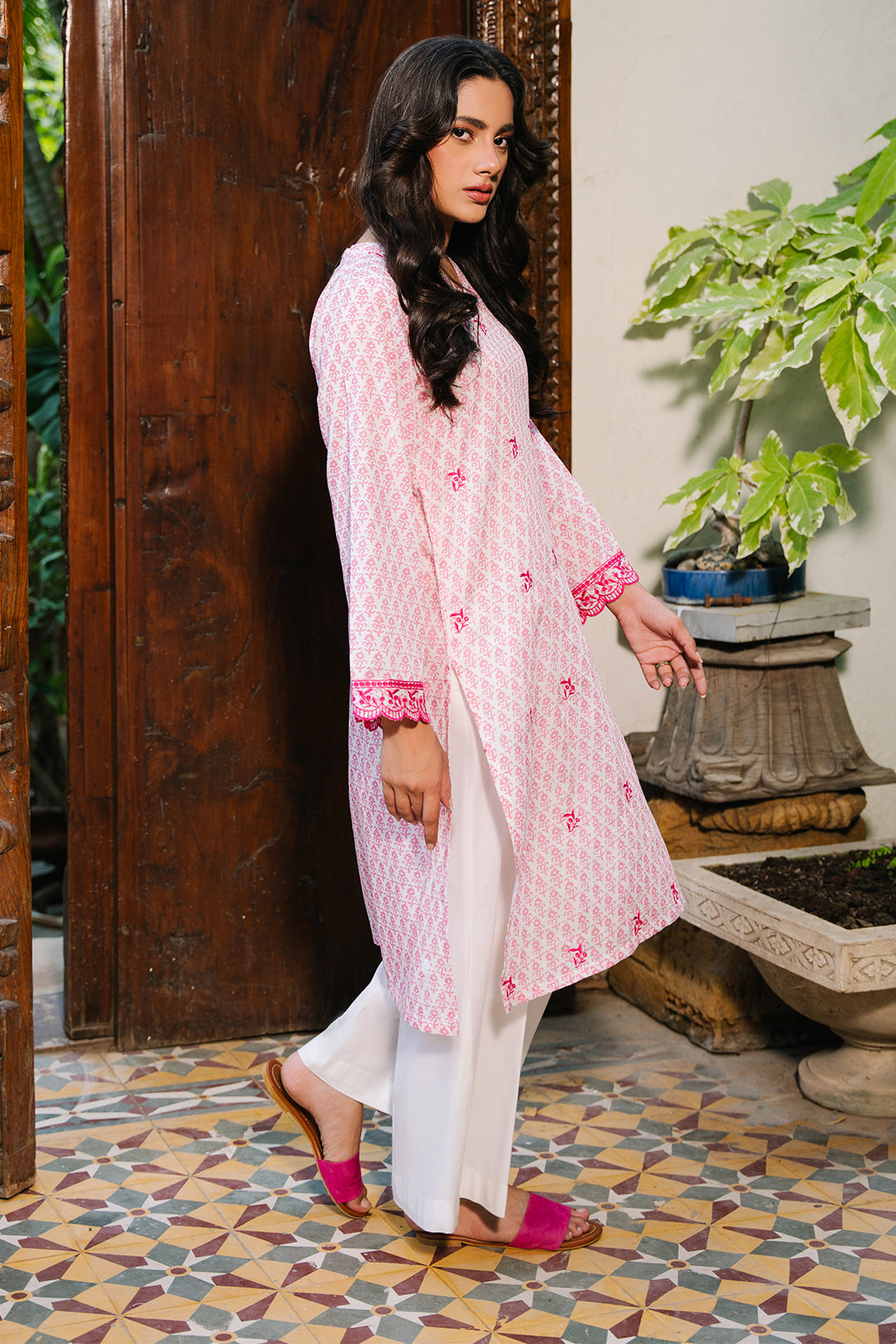Zellbury | Summer Pret | Embroidered Kurta - 2899 -  Zellbury Women Essential Pret - Original Designer Dress - House of Maryam