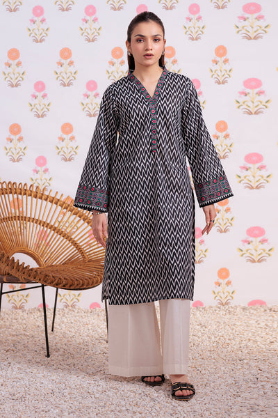 Zellbury | Winter Pret | Kurta - 3176 -  Zellbury Women Essential Pret - Original Designer Dress - House of Maryam