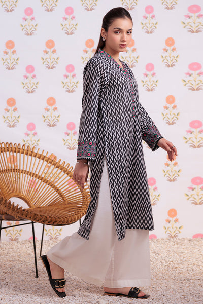 Zellbury | Winter Pret | Kurta - 3176 -  Zellbury Women Essential Pret - Original Designer Dress - House of Maryam
