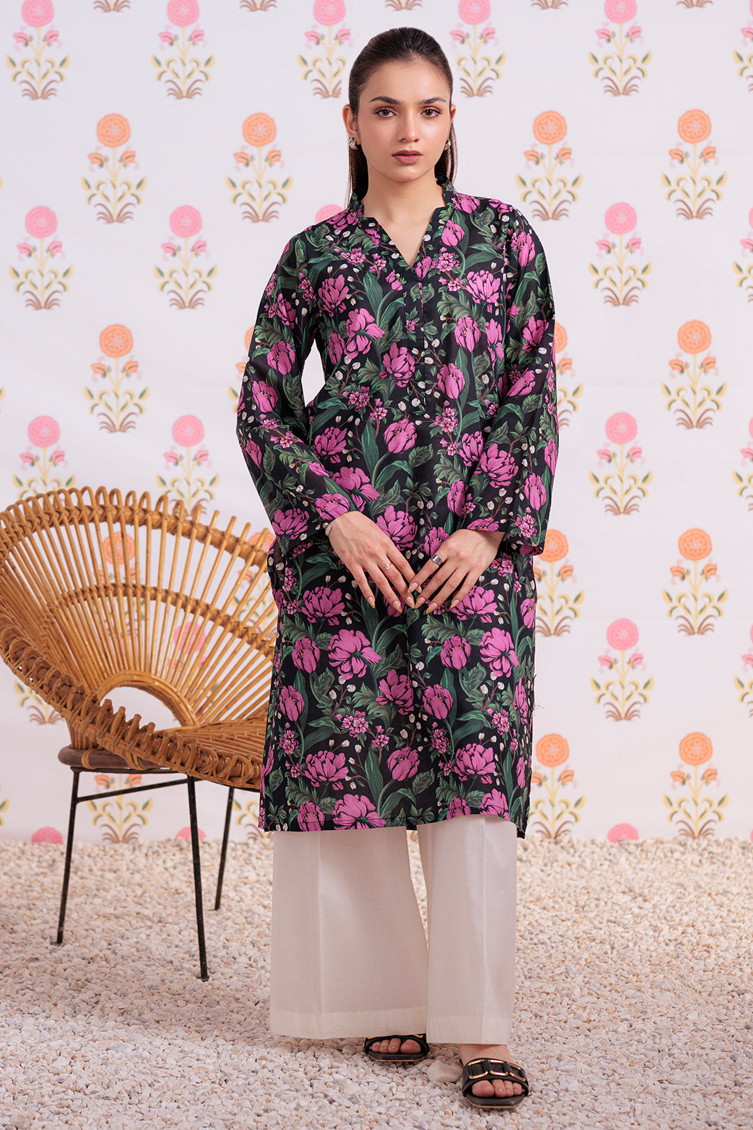 Zellbury | Winter Pret | Kurta - 3178 -  Zellbury Women Essential Pret - Original Designer Dress - House of Maryam