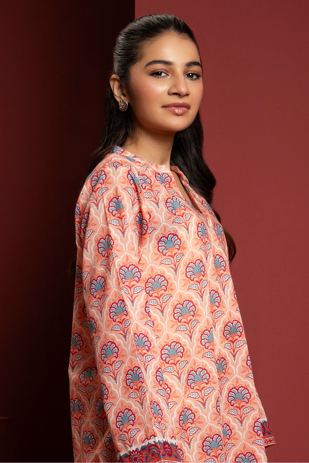 Zellbury | Winter Pret | Kurta - 3180 -  Zellbury Women Essential Pret - Original Designer Dress - House of Maryam