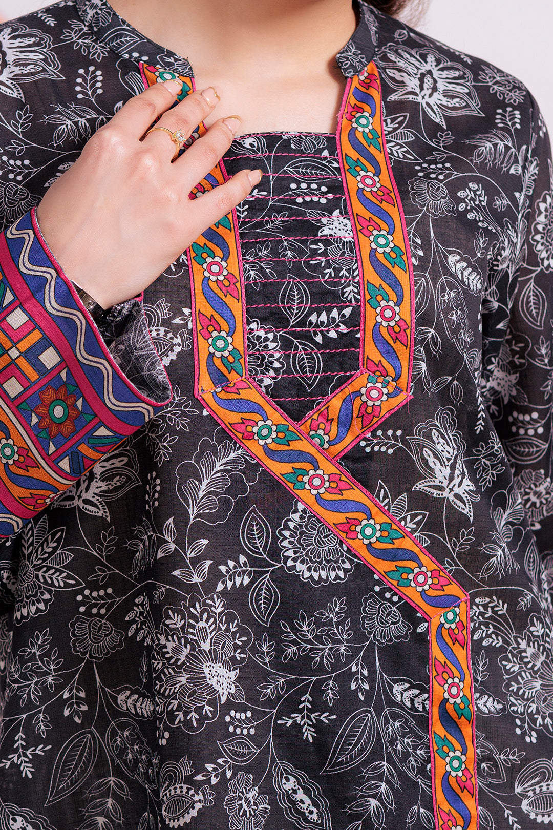 Zellbury | Winter Pret | Kurta - 3185 -  Zellbury Women Essential Pret - Original Designer Dress - House of Maryam