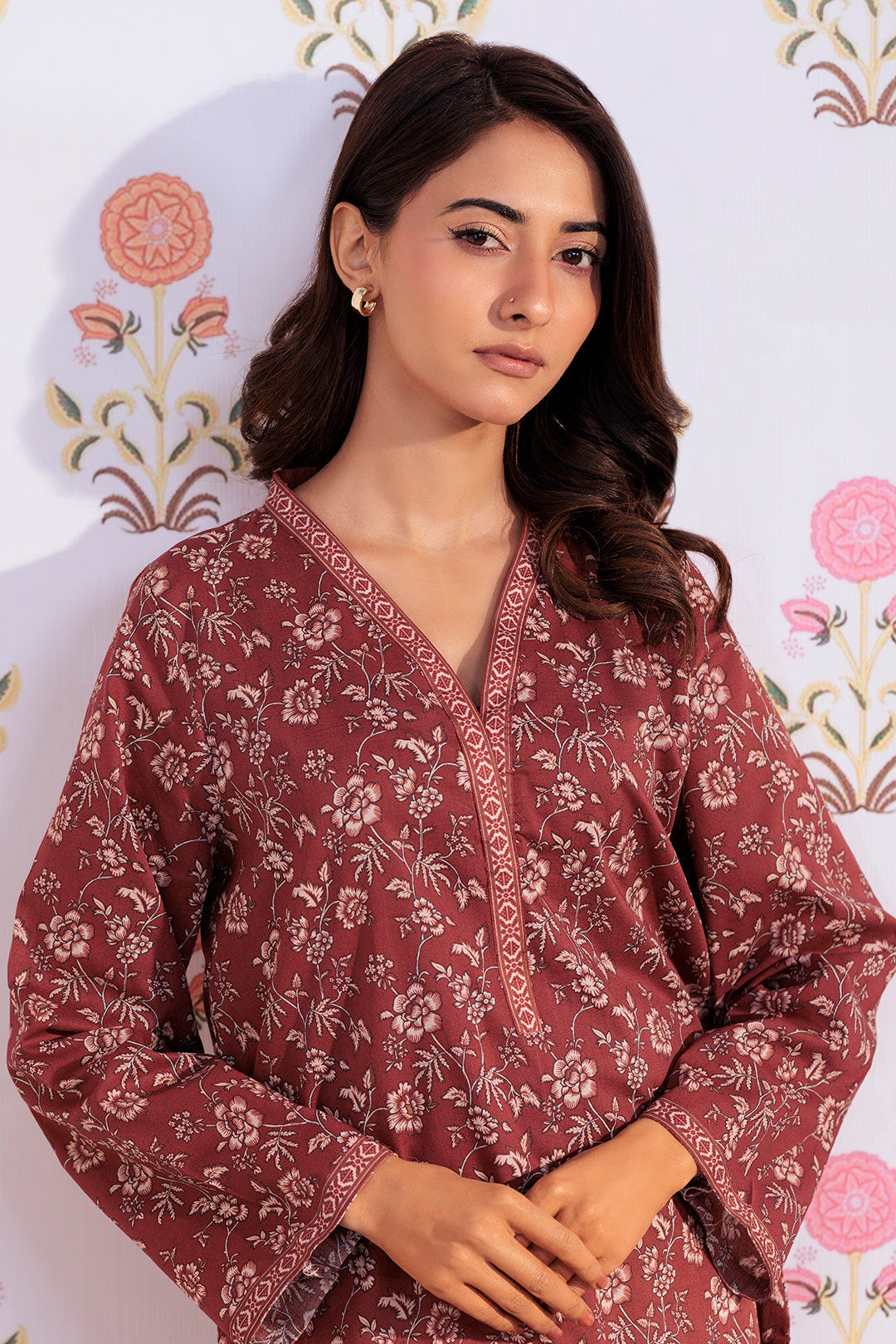 Zellbury | Winter Pret | Kurta - 3246 -  Zellbury Women Essential Pret - Original Designer Dress - House of Maryam