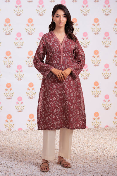 Zellbury | Winter Pret | Kurta - 3246 -  Zellbury Women Essential Pret - Original Designer Dress - House of Maryam