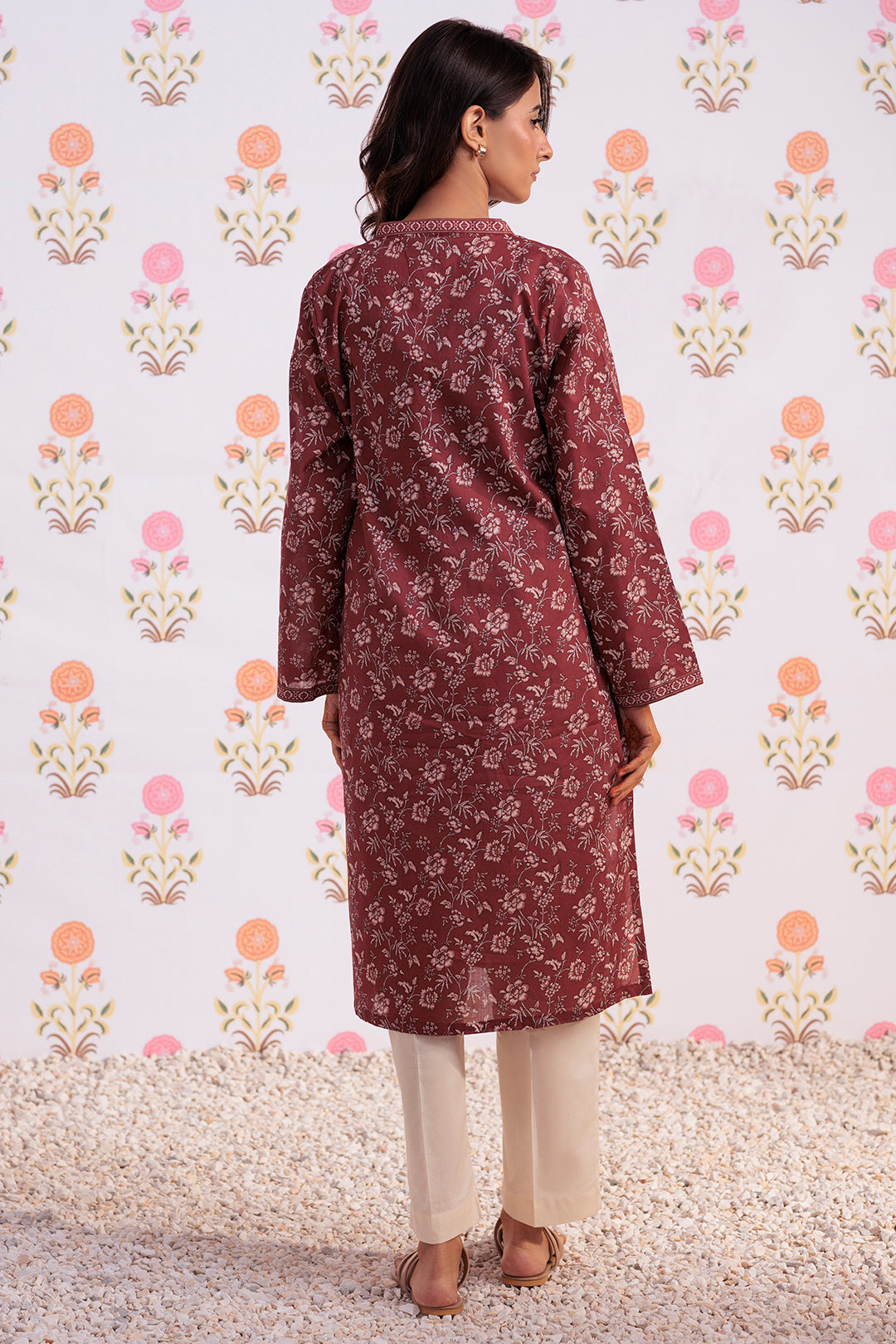 Zellbury | Winter Pret | Kurta - 3246 -  Zellbury Women Essential Pret - Original Designer Dress - House of Maryam