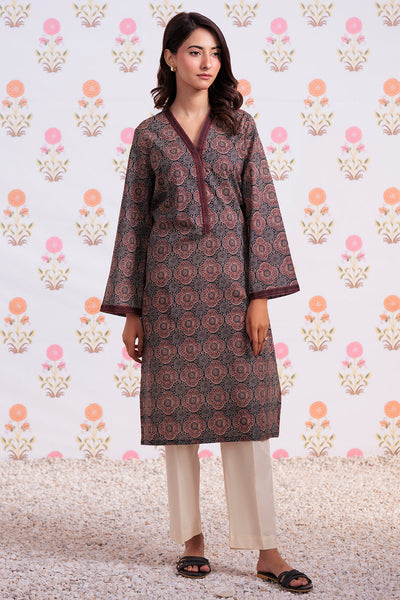 Zellbury | Winter Pret | Kurta - 3247 -  Zellbury Women Essential Pret - Original Designer Dress - House of Maryam
