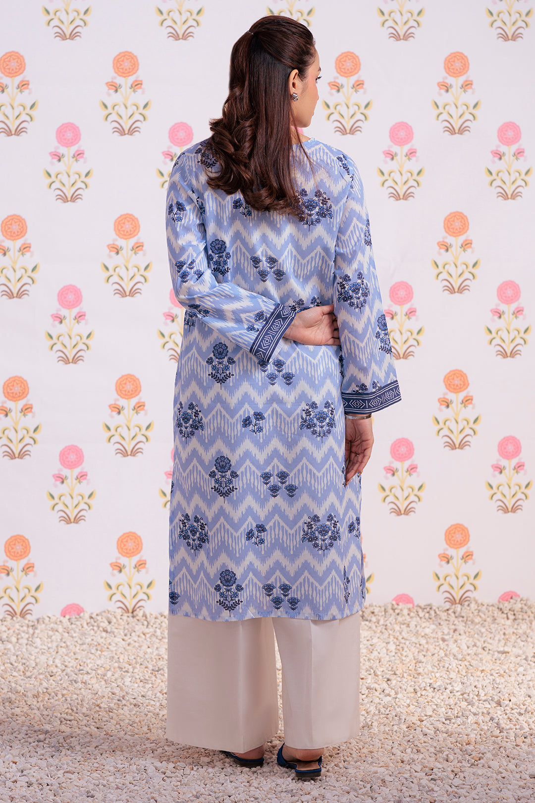 Zellbury | Winter Pret | Kurta - 3249 -  Zellbury Women Essential Pret - Original Designer Dress - House of Maryam